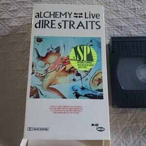 Dire Straits Alchemy Live 1984 VHS Tape Video Standard Speed Recording